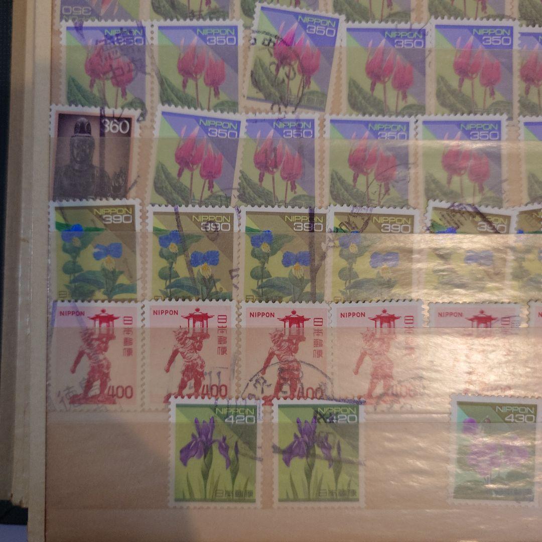 日本 使用済切手 花デザイン多数 80枚まとめ売り　ページ8