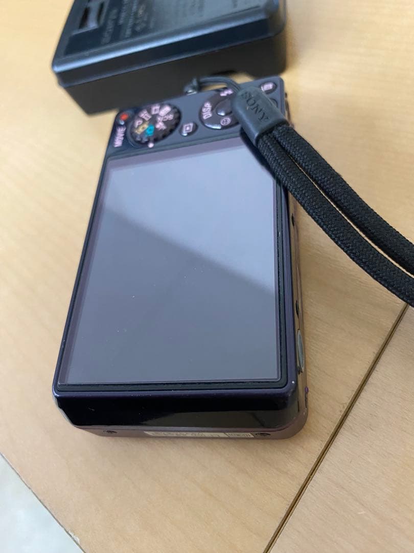 ソニー サイバーショット 紫 ピンク デジタルカメラdcs-wx5