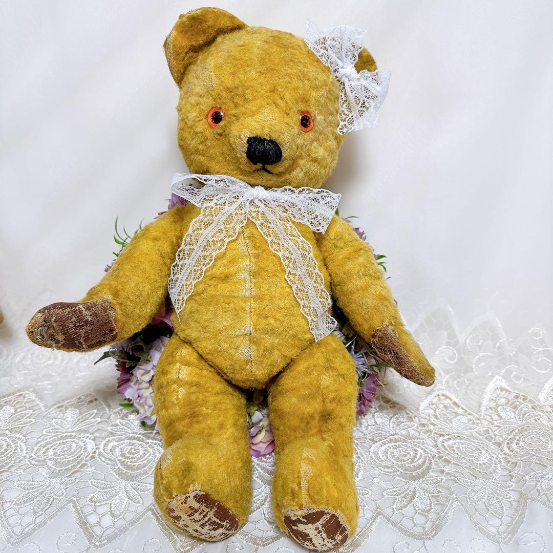 ❤️愛されチャドバレーベア❤️1950年頃　テディベア　アンティークベア　ビンテージ