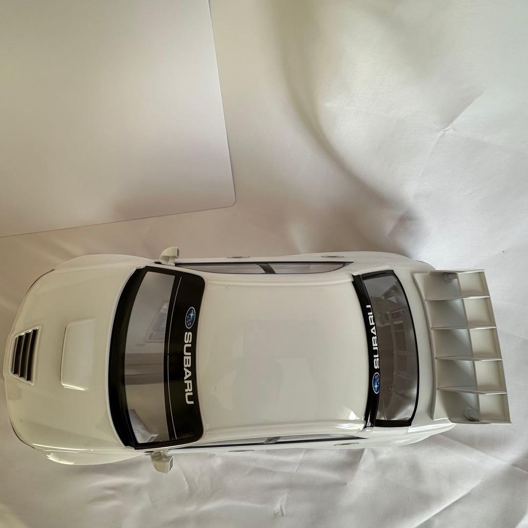 タミヤ ラジコン RC スバル インプレッサ 塗装済 スペアボディ 白 1/10