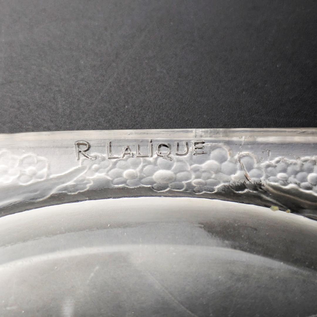 ルネ・ラリック初期作 Médicis 1924 葡萄と裸婦文 フロスト加工お買得