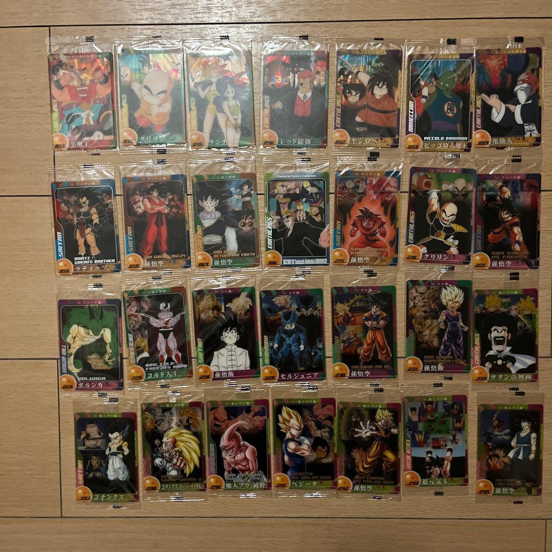 ドラゴンボール 未開封 森永ウエハース　まとめ売り 28枚セット