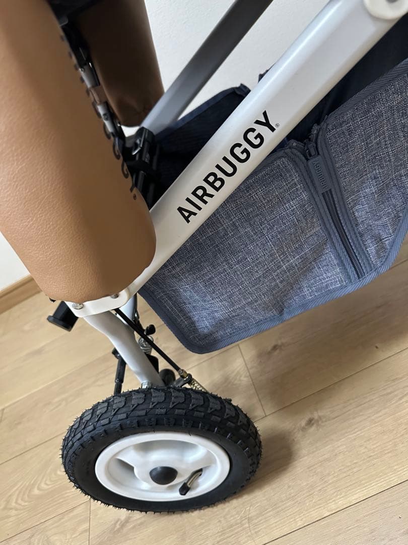 AIRBUGGY ペットカート メランジデニム　オフロードタイヤ　ラージサイズ