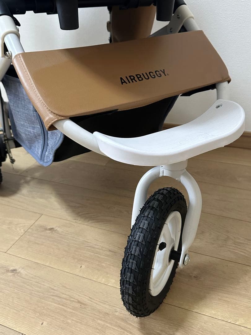 AIRBUGGY ペットカート メランジデニム　オフロードタイヤ　ラージサイズ