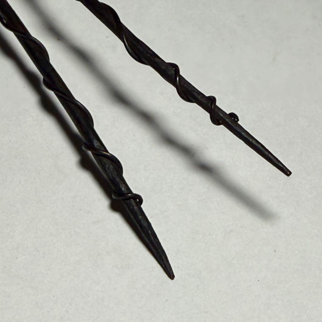 ◆古銅海老置物 山銅（やまがね） 桐箱付き 江戸時代◆