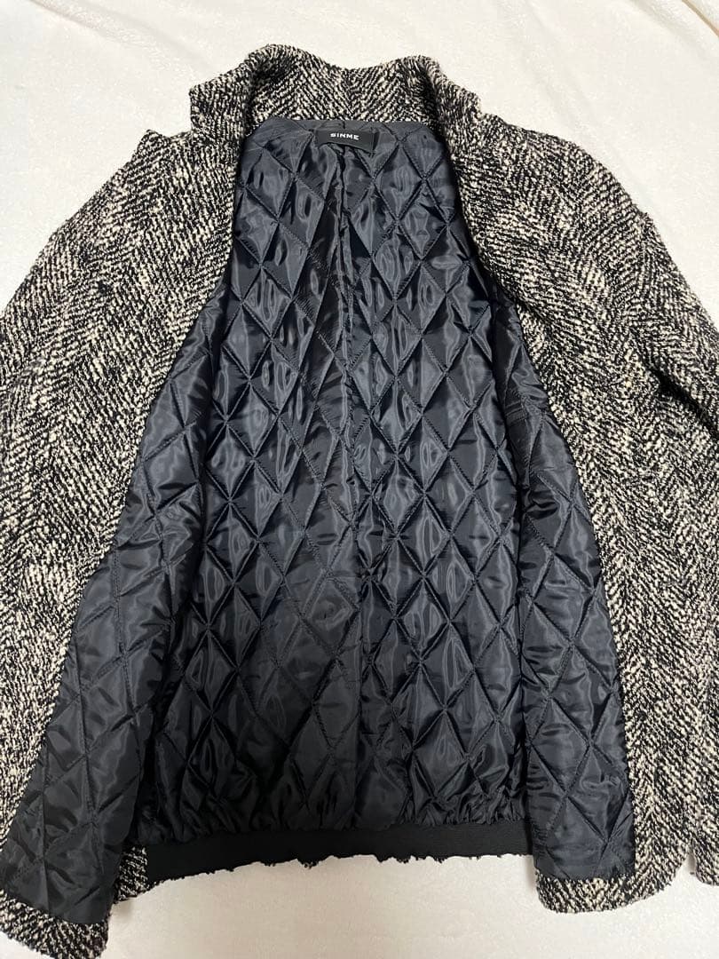 SINME パデットジャケット ウール コート