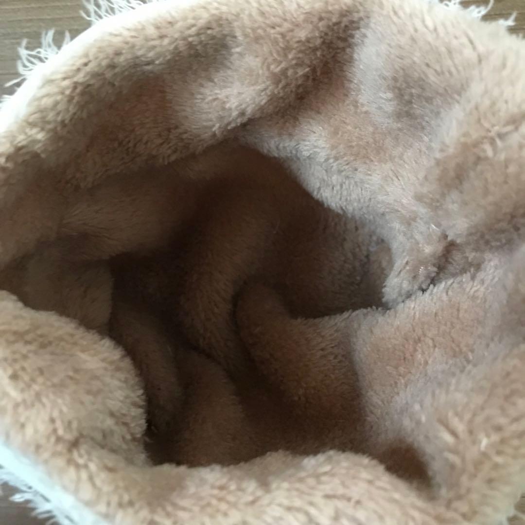 フクモモポーチ　北欧ドットシフォン