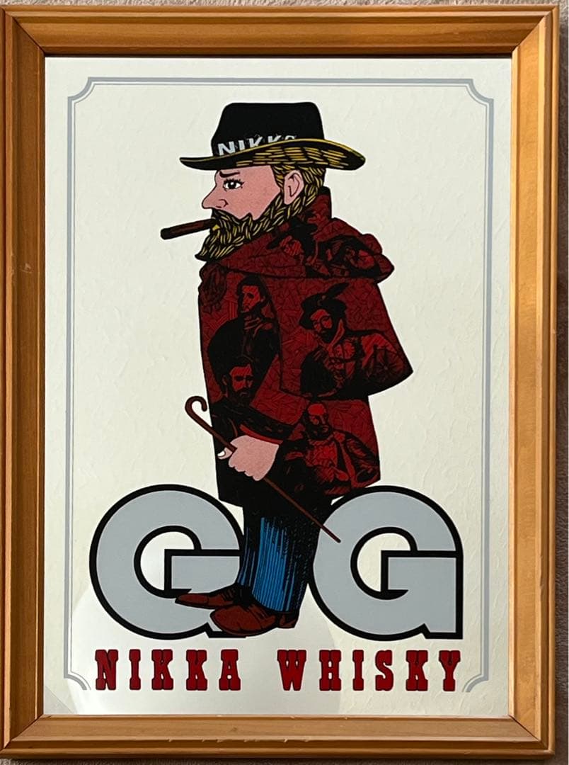 ニッカウヰスキー　パブミラー　鏡