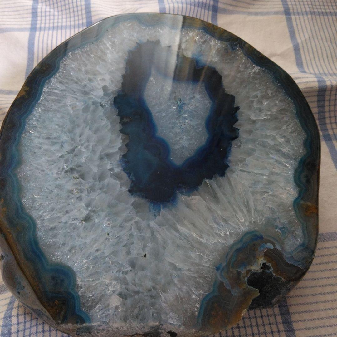 青瑪瑙ドーム、原石、ジオード、開運、縁起物、観賞石、パワーストーン、厄除け、石