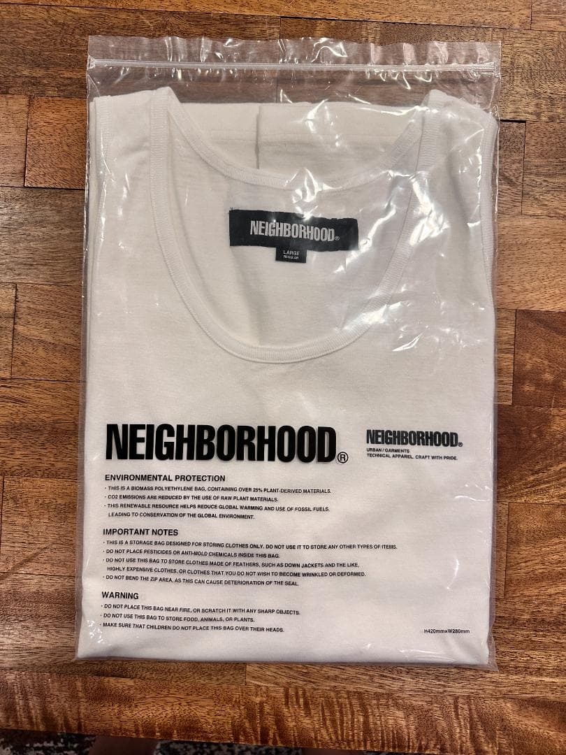 NEIGHBORHOOD CLASSIC TANK TOP ホワイト　Ｌ