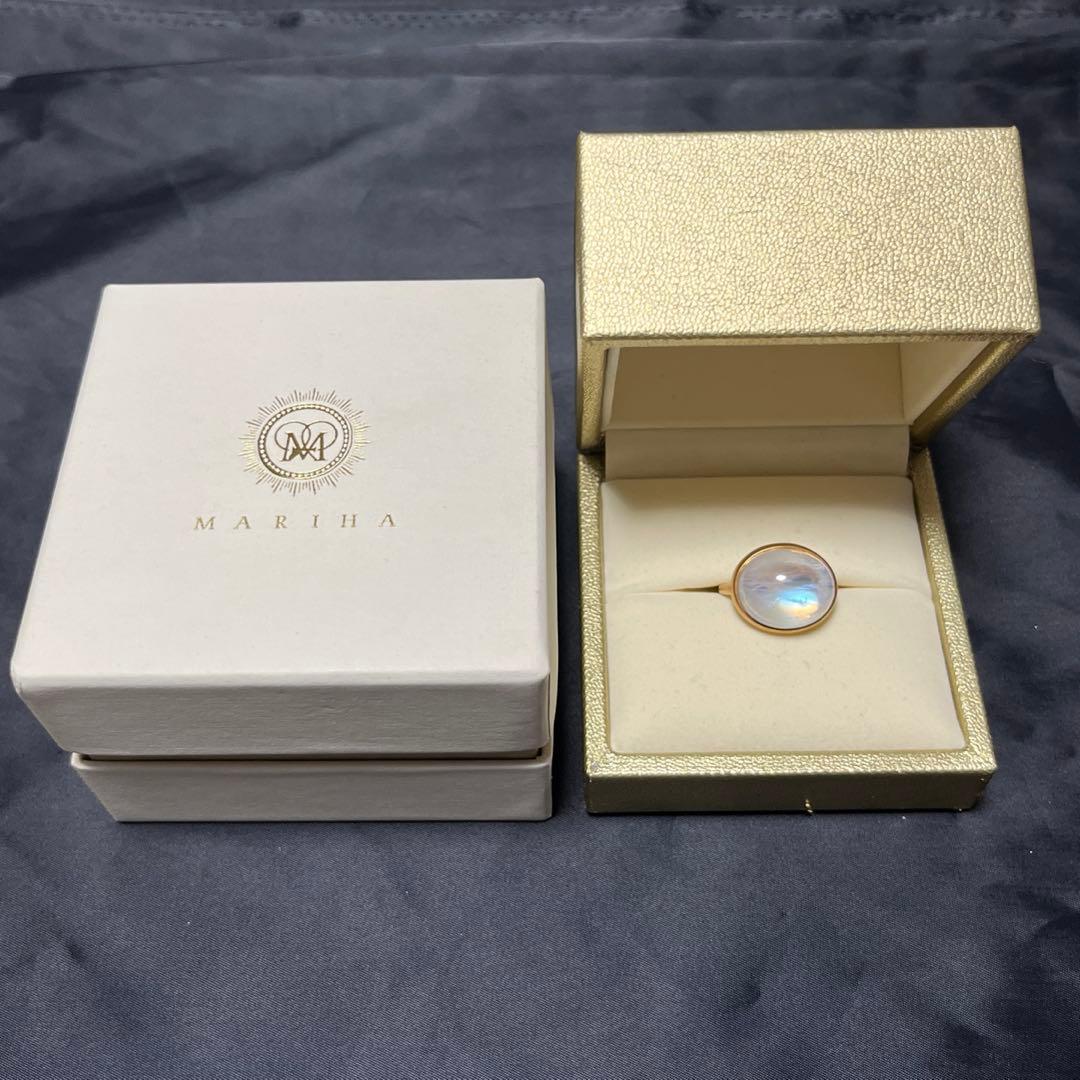 MARIHA マリハEarth Drops リング　レインボームーンストーン美品