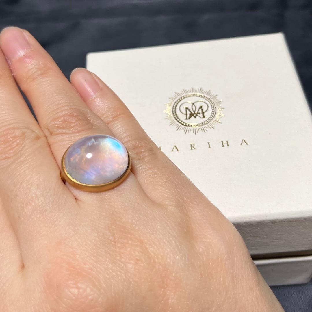 MARIHA マリハEarth Drops リング　レインボームーンストーン美品