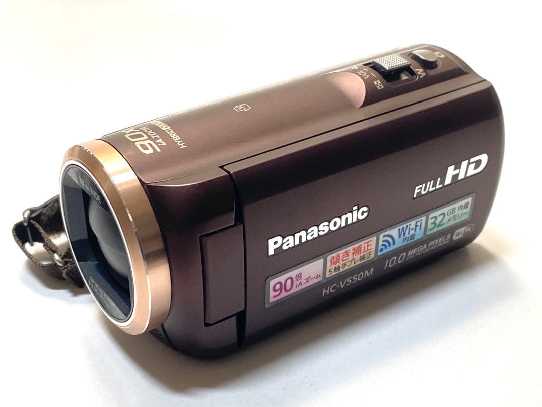 【中古美品】Panasonic ビデオカメラ HC-V550M +その他