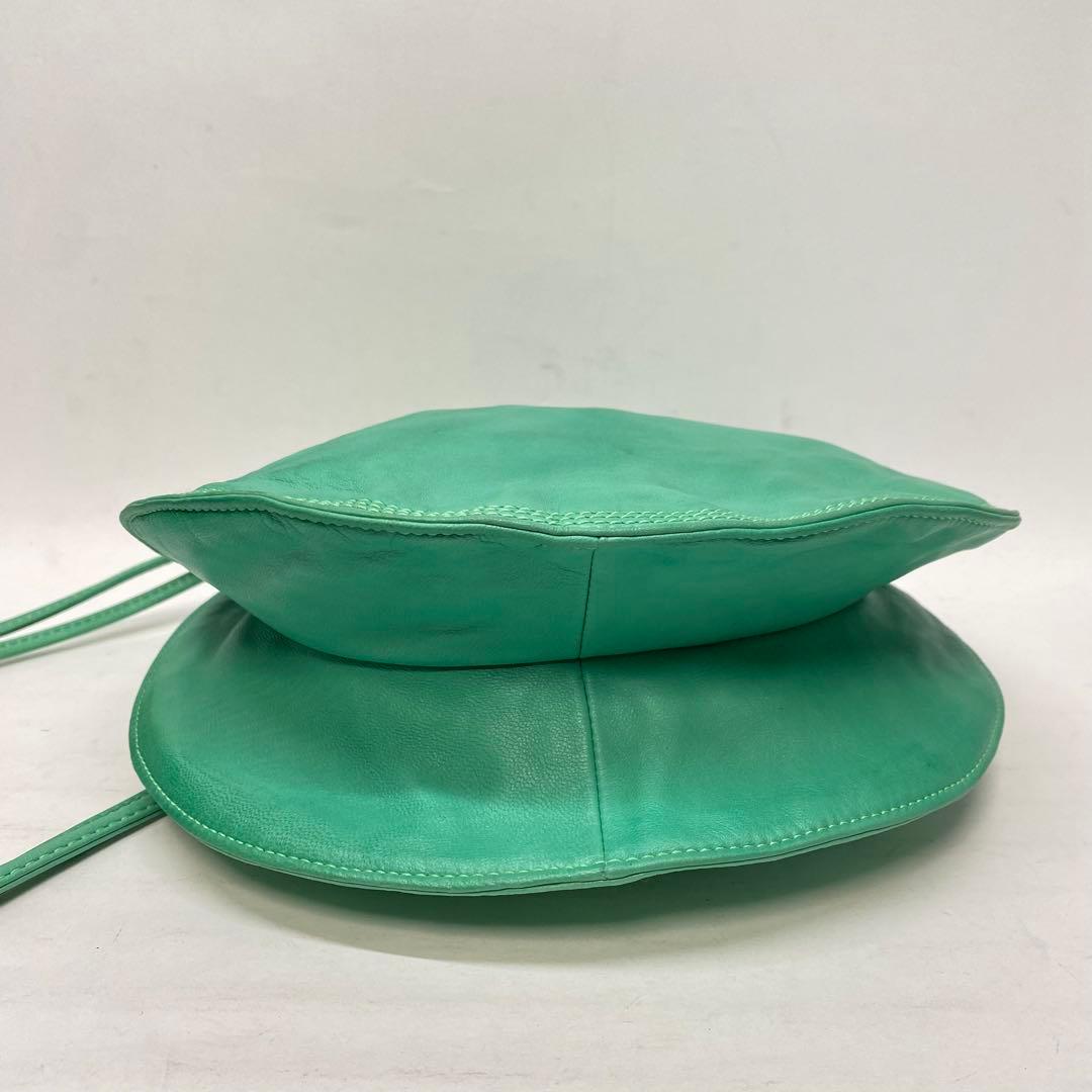 【希少カラー】ロエベ ショルダーバッグ ミントグリーン ナッパレザー アナグラム