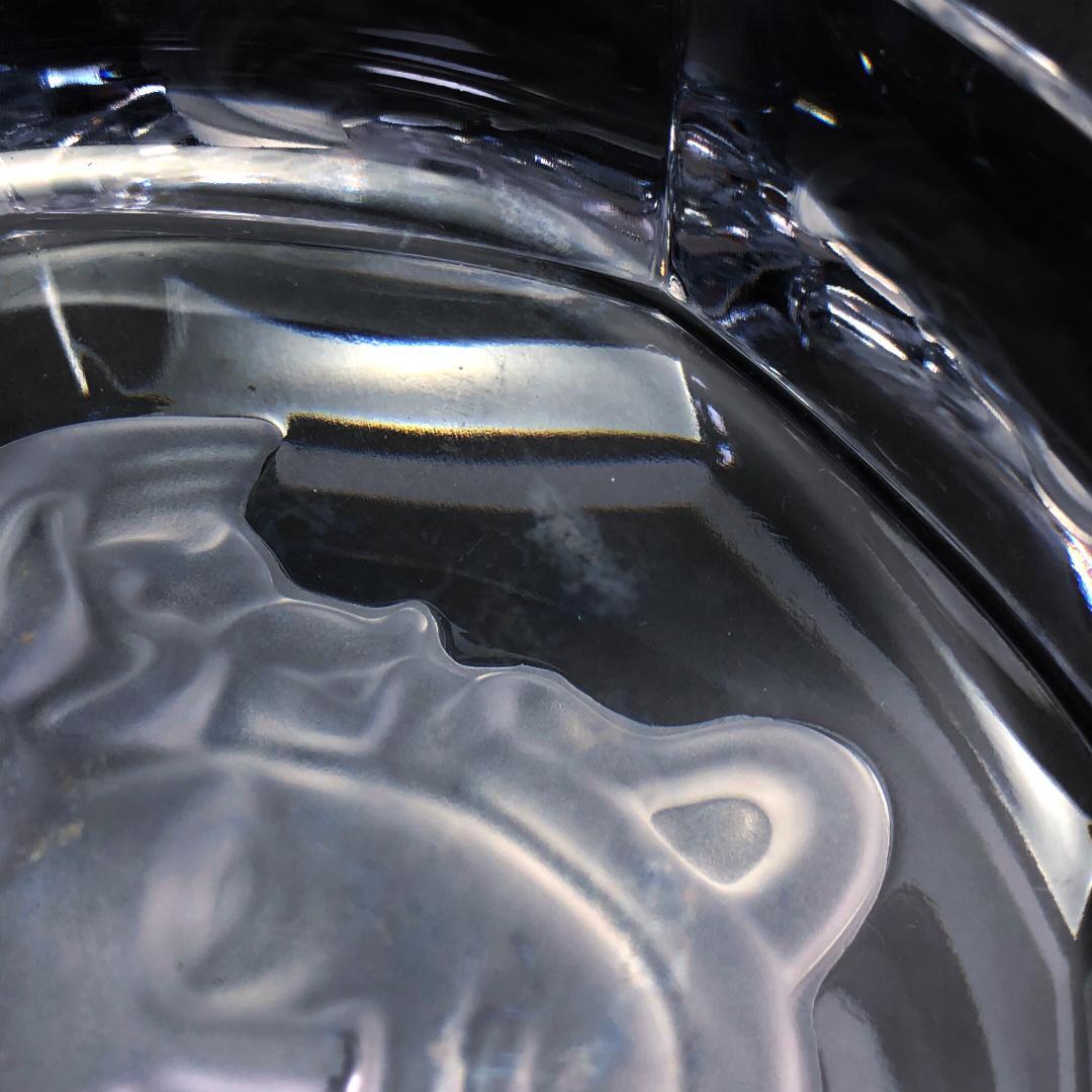 【美品・箱付】ヴェルサーチ × ローゼンタール／クリスタル アッシュトレイ 灰皿