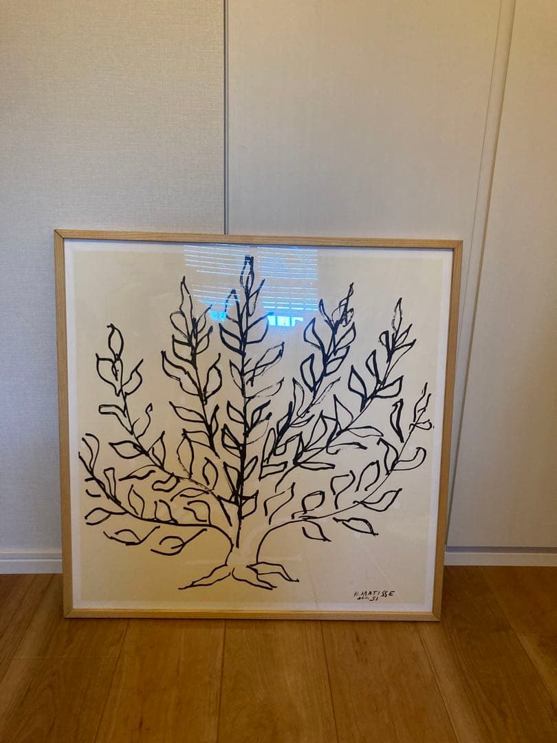 Matisse リーフデザイン 大判絵画　70×70cm