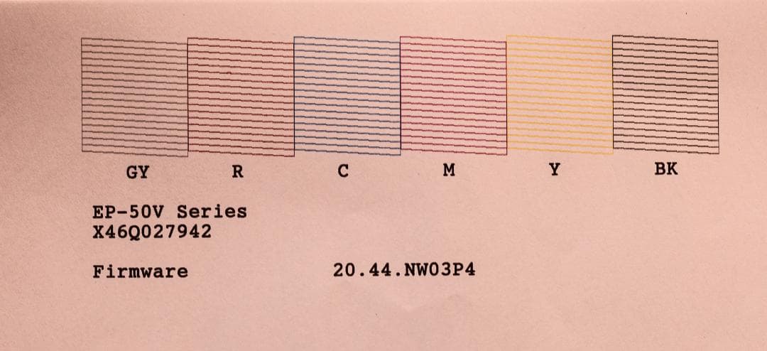 EPSONプリンター　EP-50V