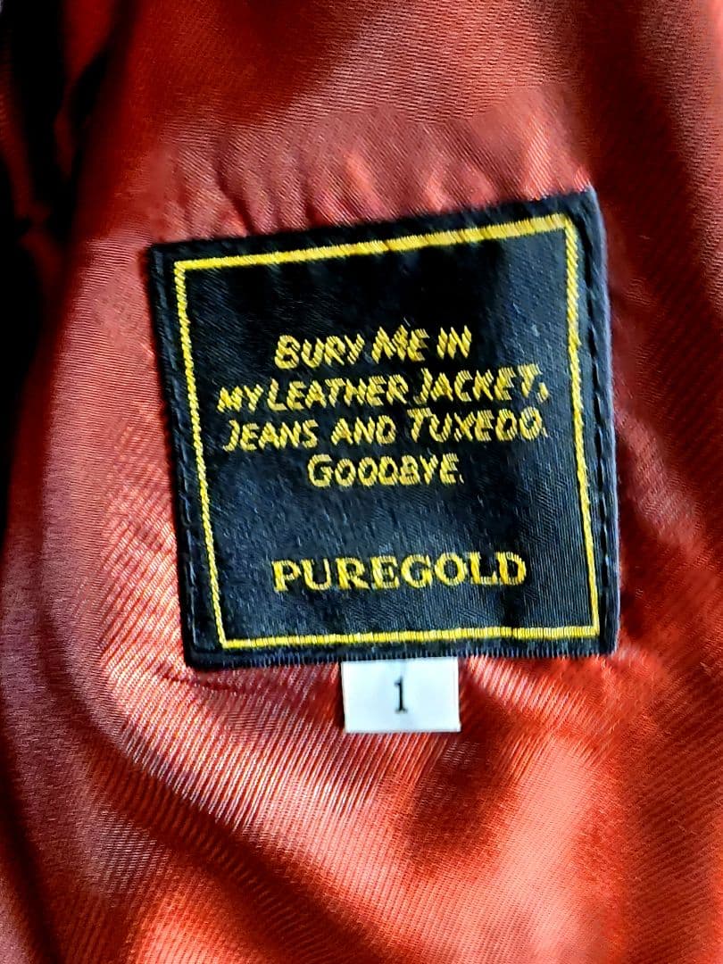 バッファーローボブスSサイズ 黒レザーシングルライダース！ダウンライナー付き！