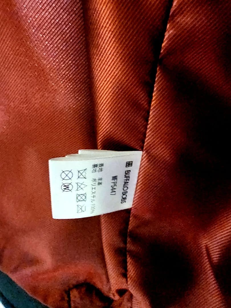 バッファーローボブスSサイズ 黒レザーシングルライダース！ダウンライナー付き！