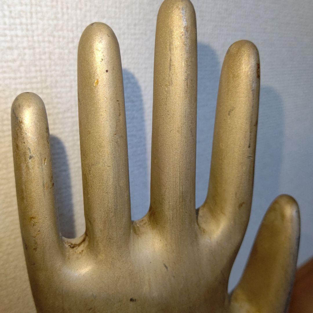 アンティーク雑貨 Aluminium hand Mold