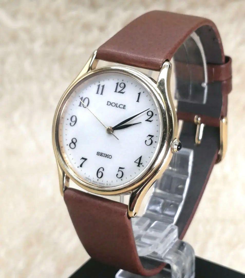 【美品】SEIKO DOLCE 8N41-6060 クォーツ腕時計