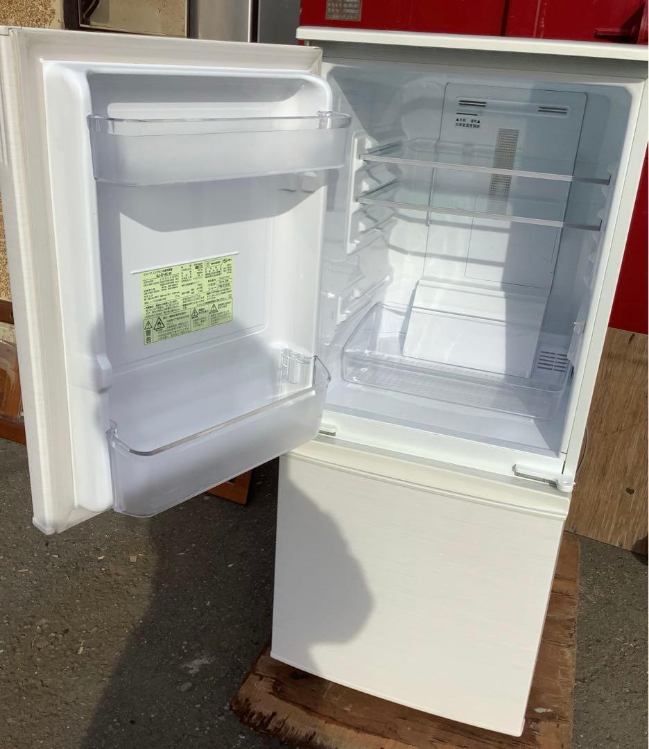 Kawata シャープ 2ドア冷凍冷蔵庫 SJ-D14E-W 2019年製
