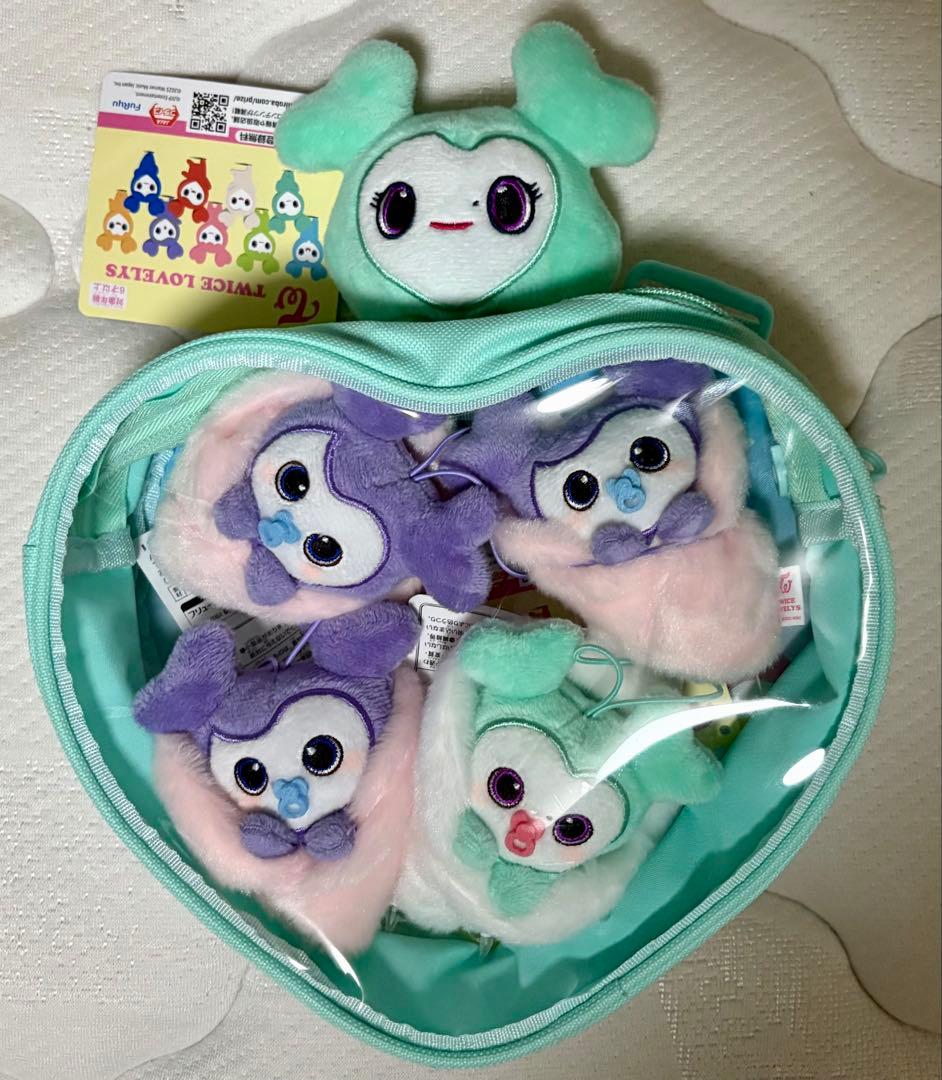 Twice ラブリー GIGO ミナ　サナ　おくるみマスコット　ボディバッグ
