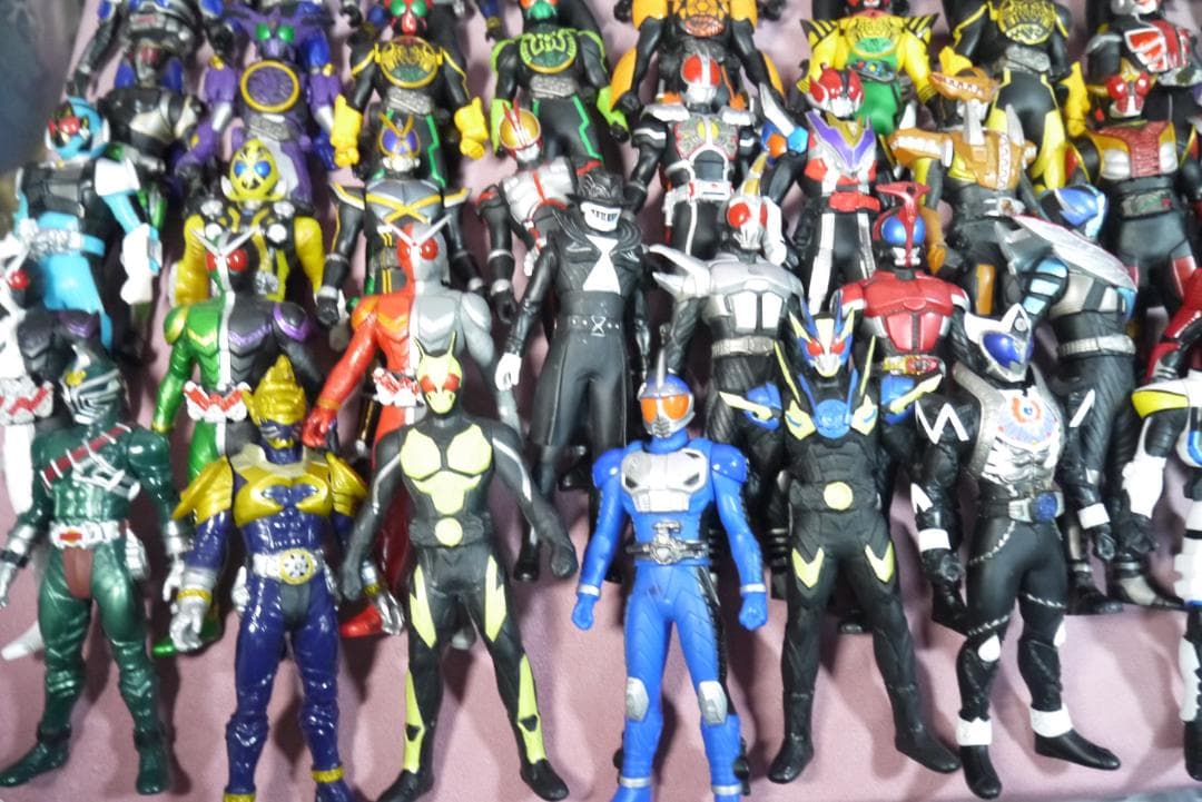 ライダーヒーローシリーズ　ビッグサイズソフビフィギュア　など　98体セット