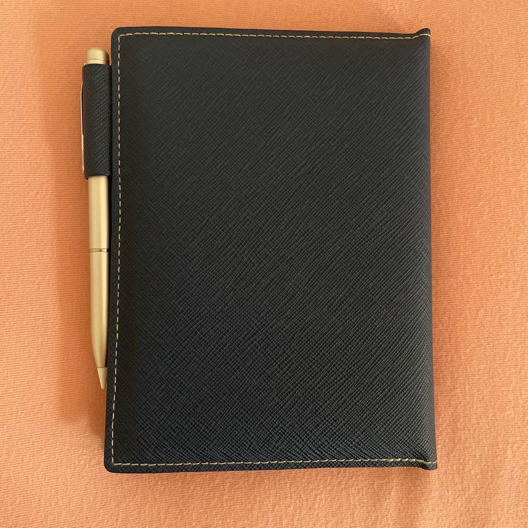 電子ノートカバー 黒 ペン付き