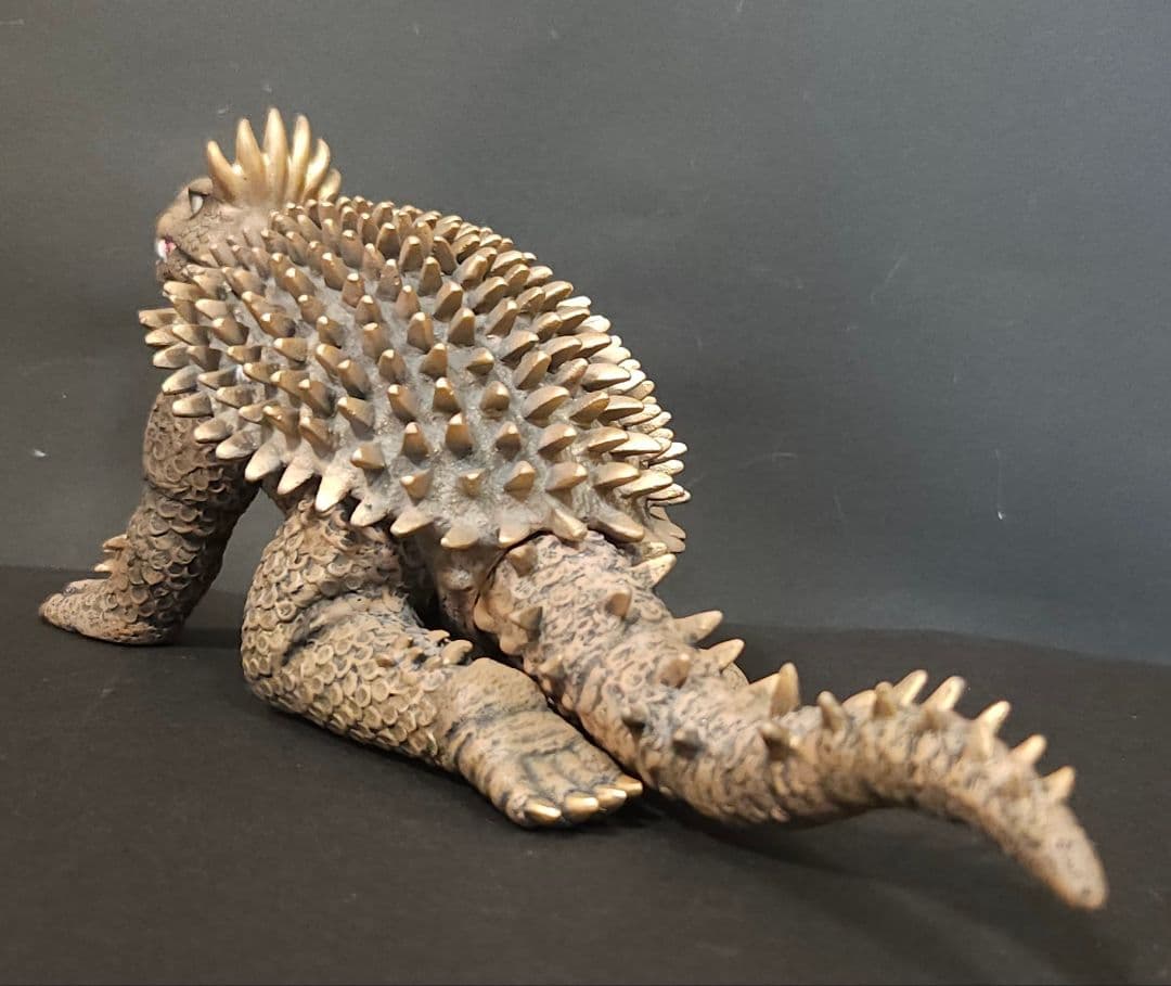 ゴジラ怪獣ソフビ　アンギラス　リペイント完成品