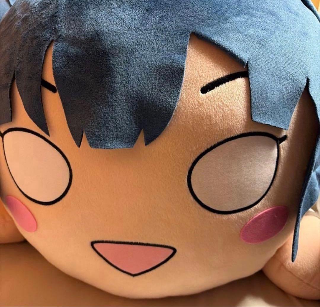 ラブライブ！サンシャイン!! テラジャンボ寝そべりぬいぐるみ 津島善子　タグ付き