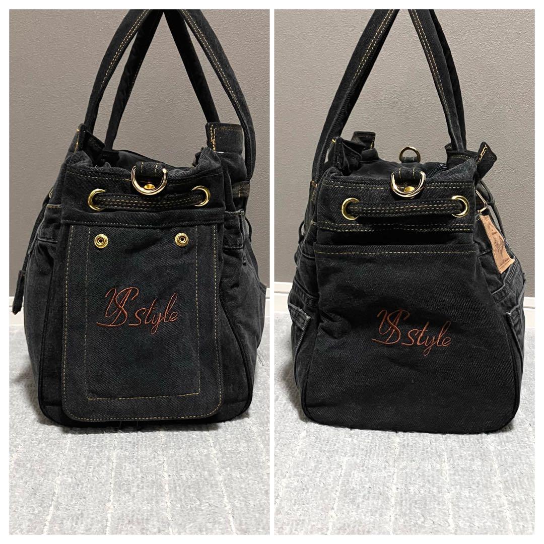 ルシアンエサヨ［リデューグレース］デニム　トートバッグ　犬、猫　2way