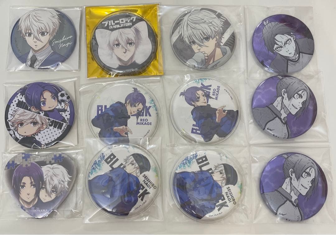 きゃらドリ ブルーロック 推しキャラ 凪 誠士郎 御影 玲王 缶バッジ