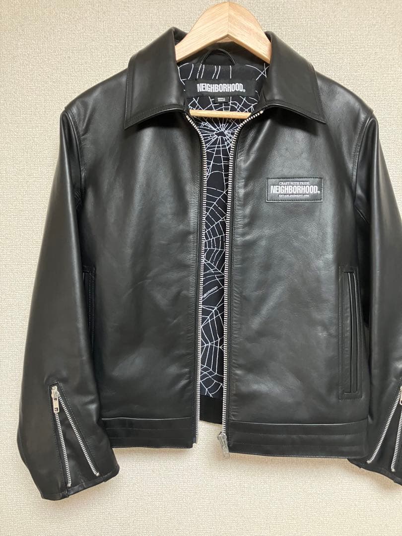 neighborhood シングルレザージャケット　サイズs 2023ss