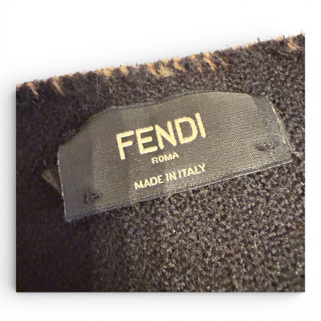 ☆JiJi☆ フェンディ マフラー ズッカ柄 イタリア製 保存袋付き