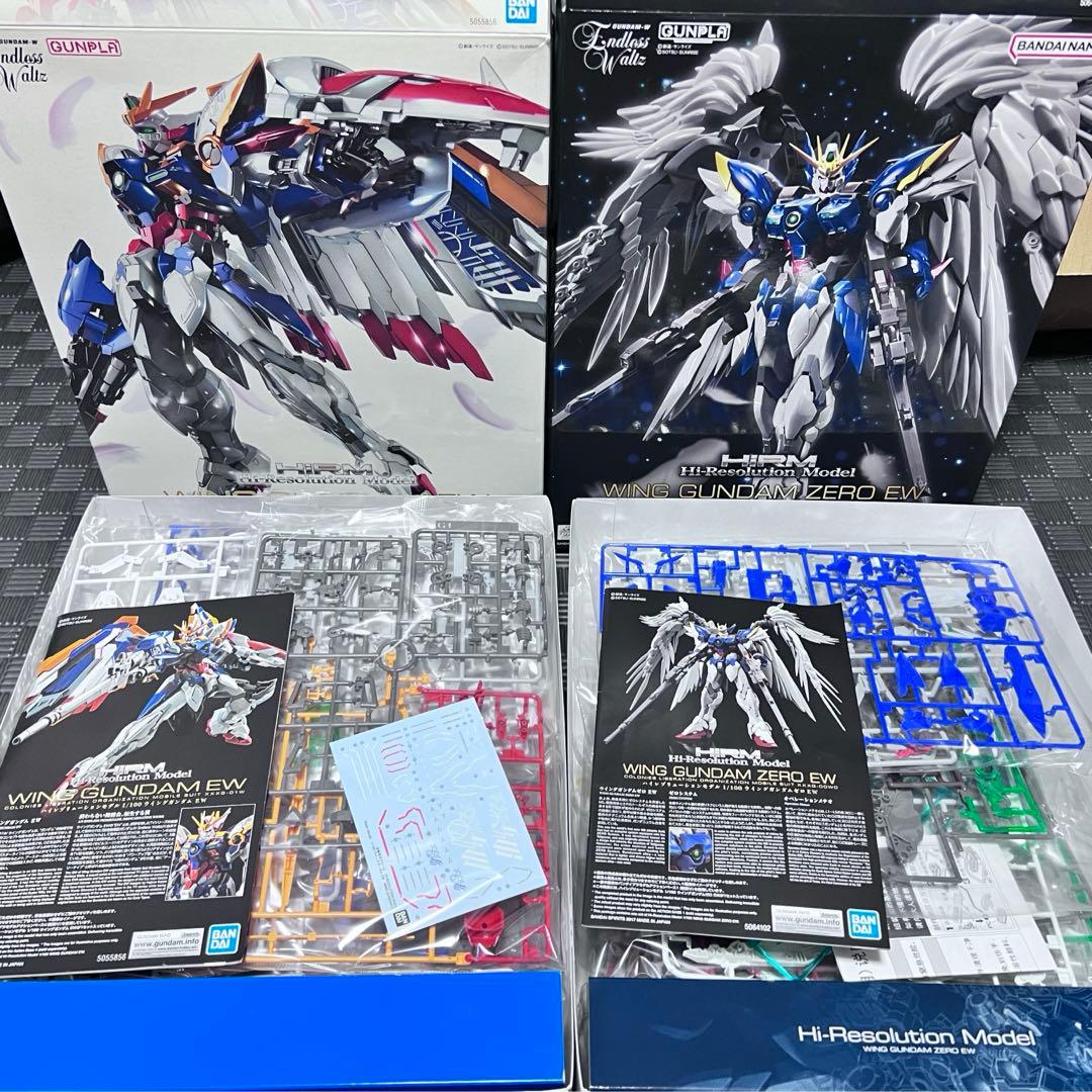 HiRMハイレゾリューションモデル ウイングガンダム& ウイングガンダムゼロEW