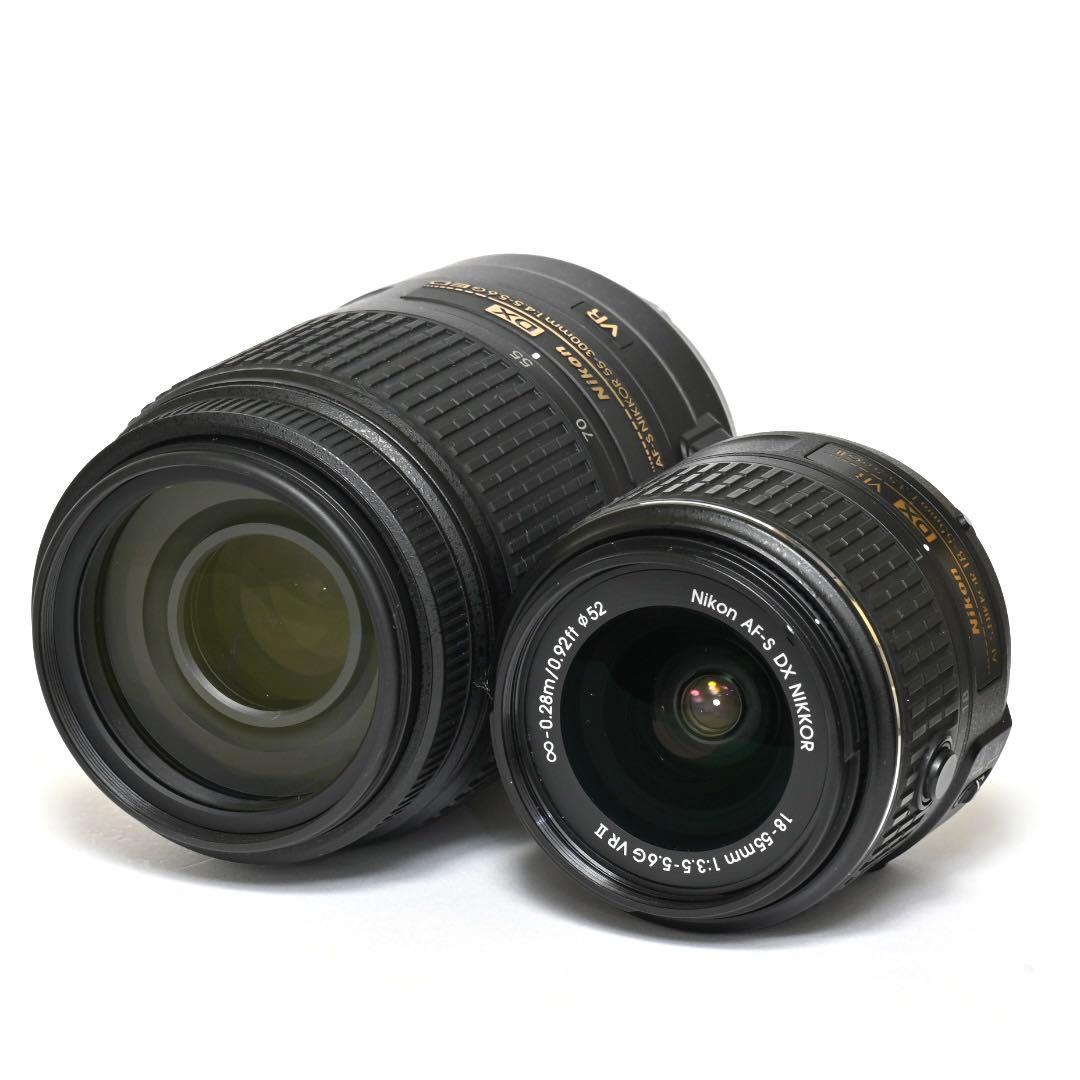 【Nikon 】Wi-Fi&自撮り★D5500ダブルレンズセット