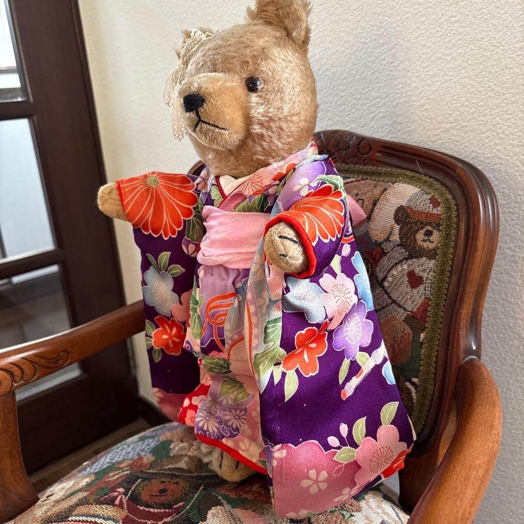 和装♪ハーマン・ドイツアンティークテディベア