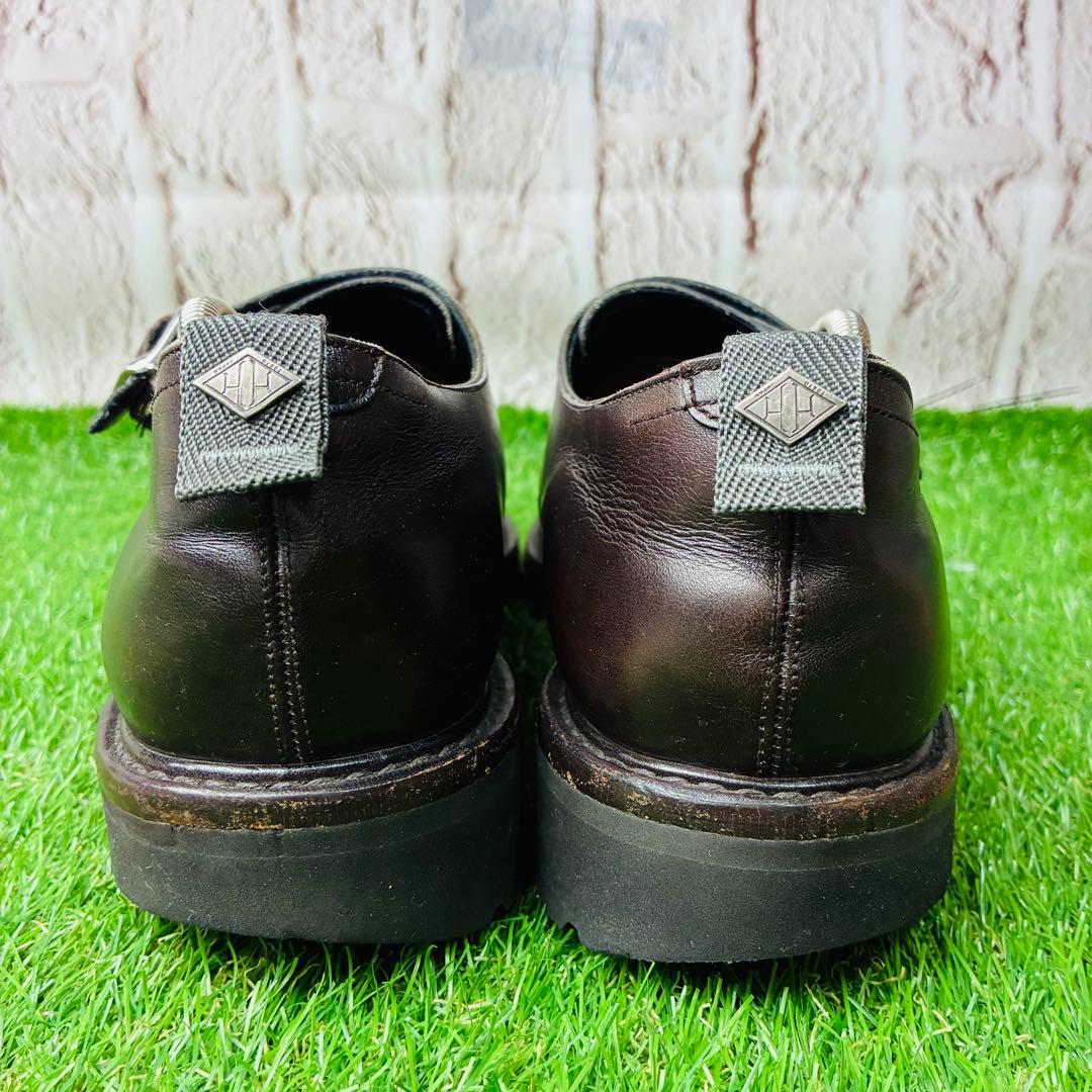 【名作】WH 干場スペシャル ダブルモンク 本革 厚底 干場 8.5(26.5)