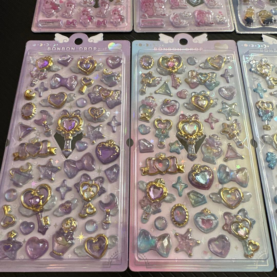 ボンボンドロップシール　コットンパフィー　ウォーターシール　38点セット