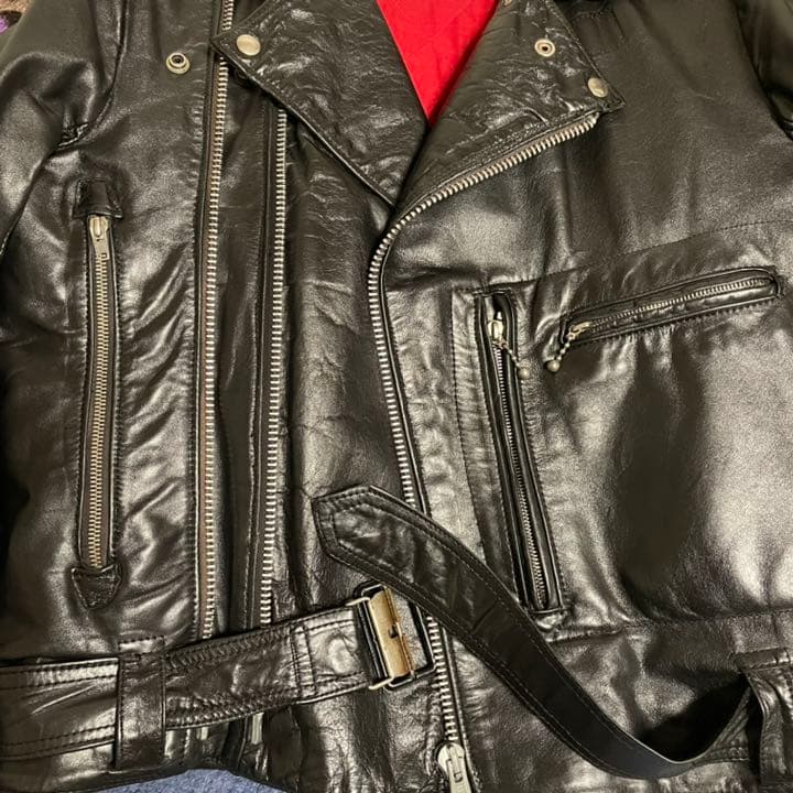 ルイスレザー　ヴィンテージ　ブロンクス　 70s スクエアタグ　ツイントラック