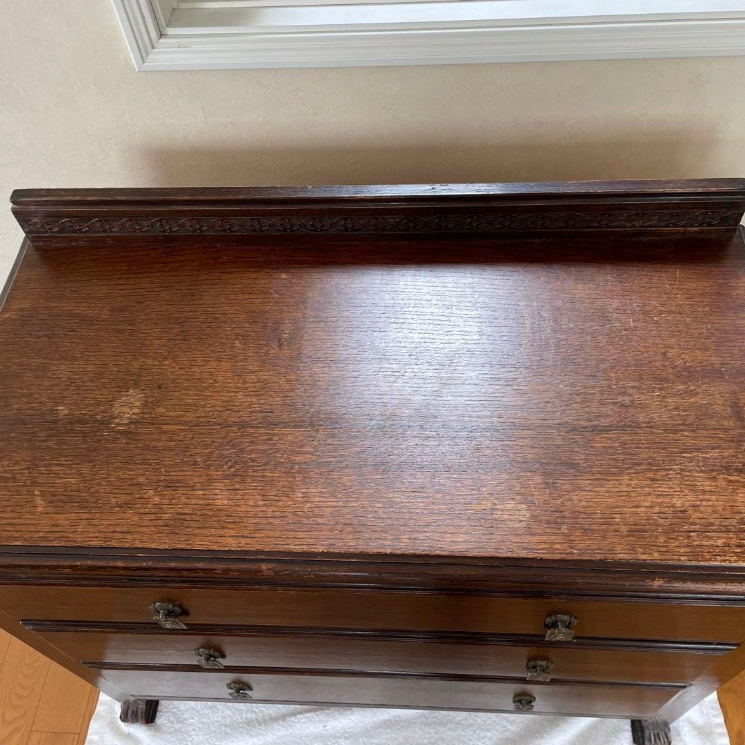 ペニーワイズ購入品　アンティーク　猫脚チェスト