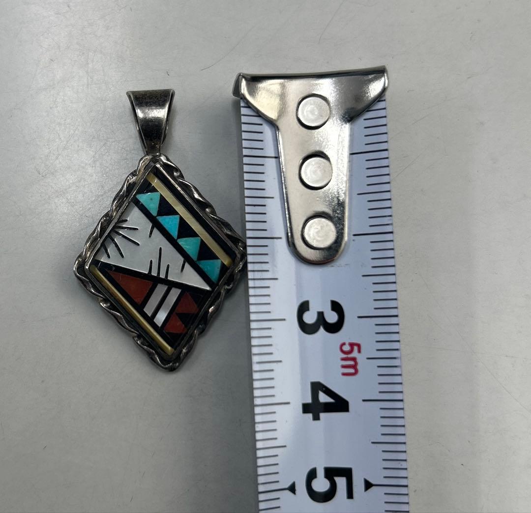 ペンダントトップ　ネックレス　ZUNI族　ズニ族　インディアンジュエリー　CB作