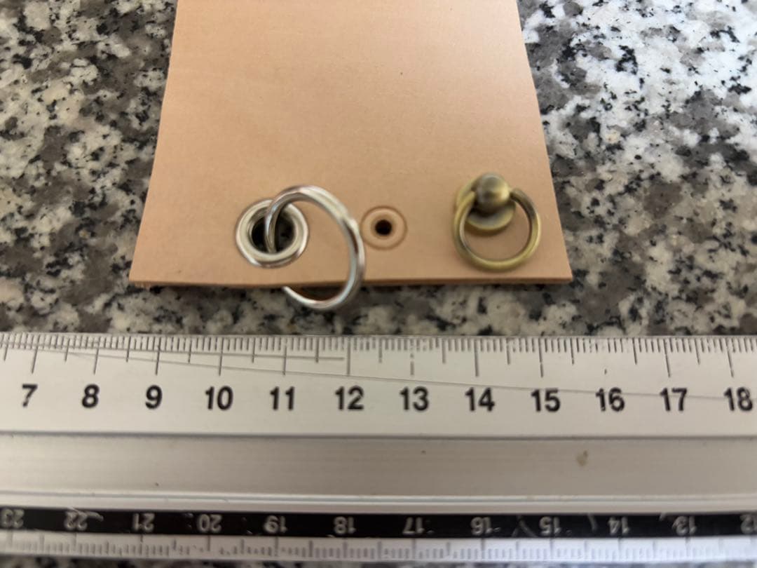 財布　ロングウォレット　ヌメ革　ナチュラル　ハンドメイド　レザークラフト