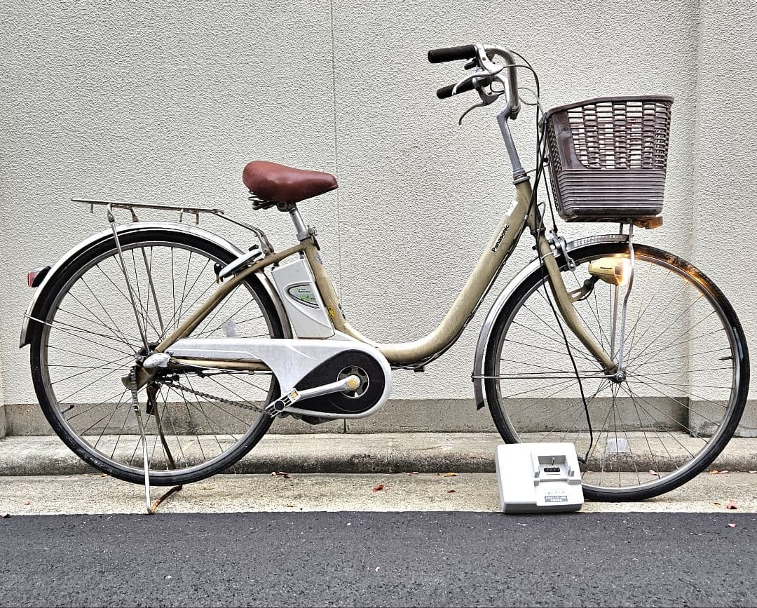 パナソニック♪電動アシスト自転車♪ViVi ♪オフホワイト♪