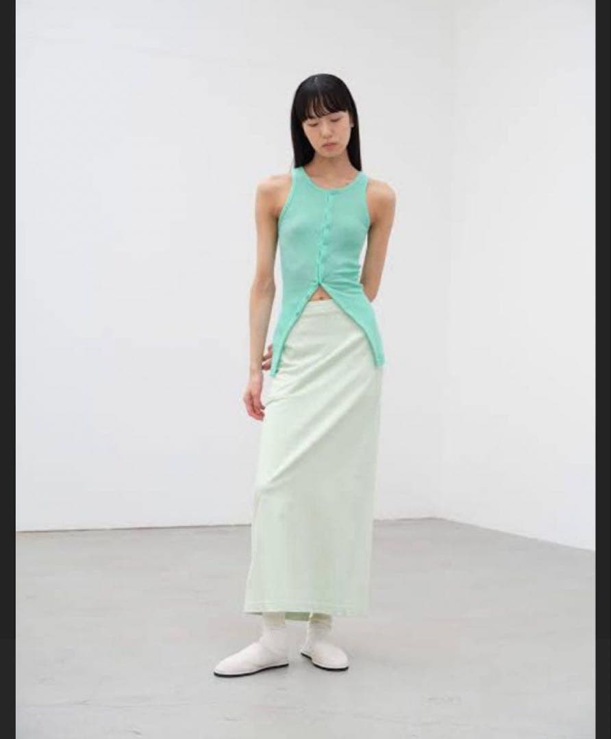 ri　AULAREE ORGANIC SOFT RIB TANK TOP