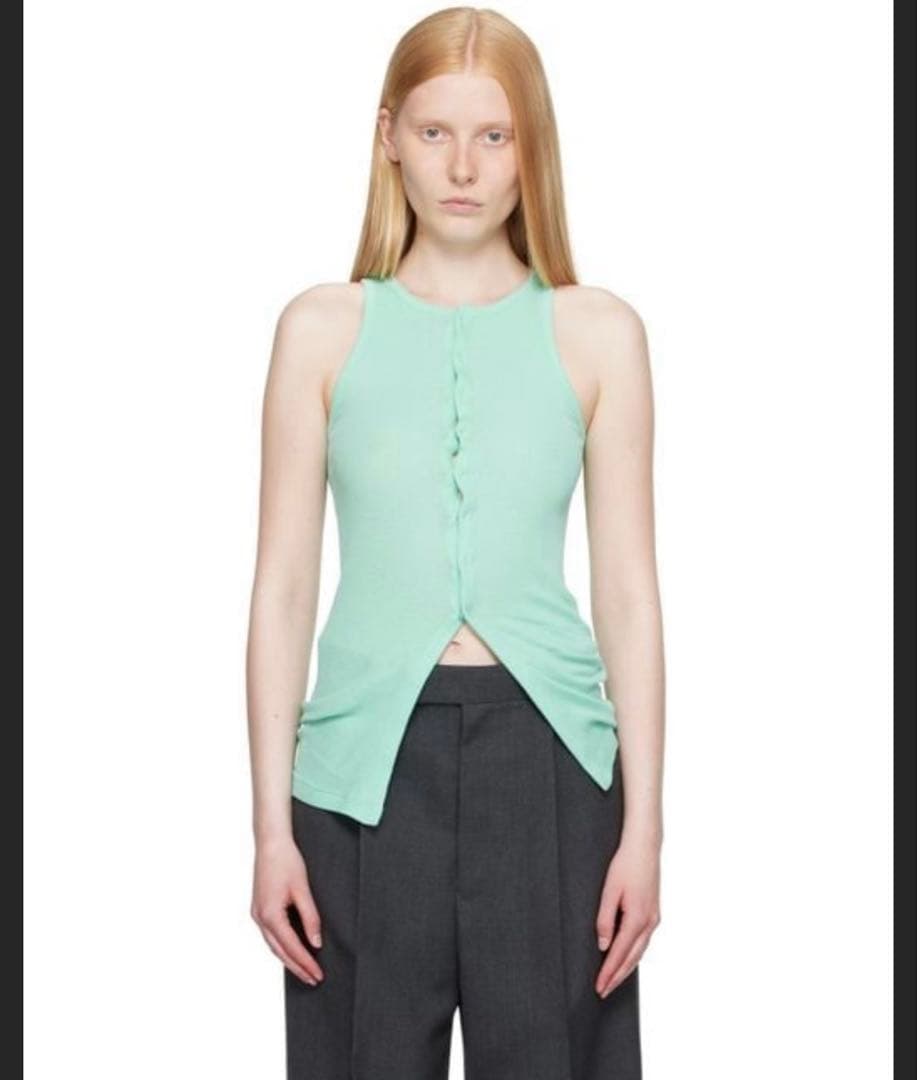 ri　AULAREE ORGANIC SOFT RIB TANK TOP