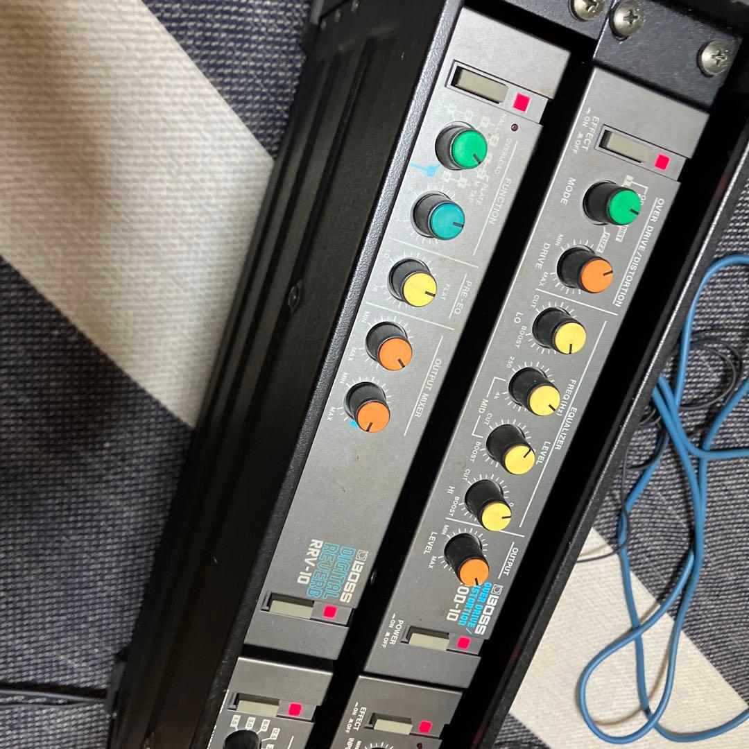 BOSS エフェクター、イコライザー、リバーブ　4体&専用ラック　セット　中古