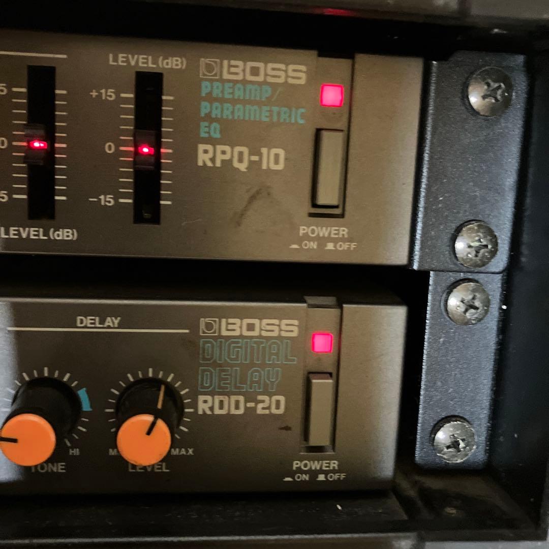 BOSS エフェクター、イコライザー、リバーブ　4体&専用ラック　セット　中古