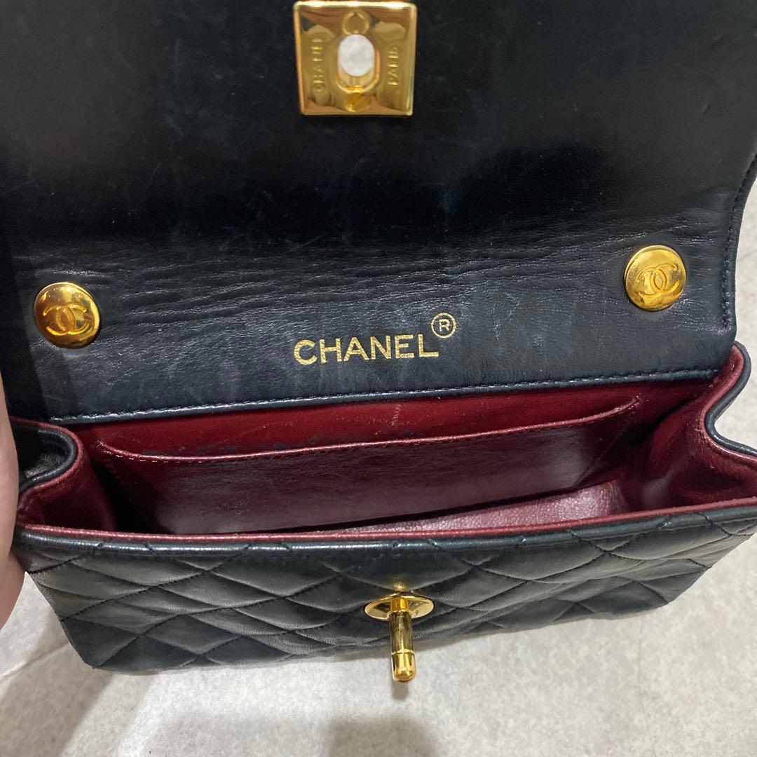 CHANEL シャネル ヴィンテージ チェーンバッグ ミニマトラッセ　ショルダー